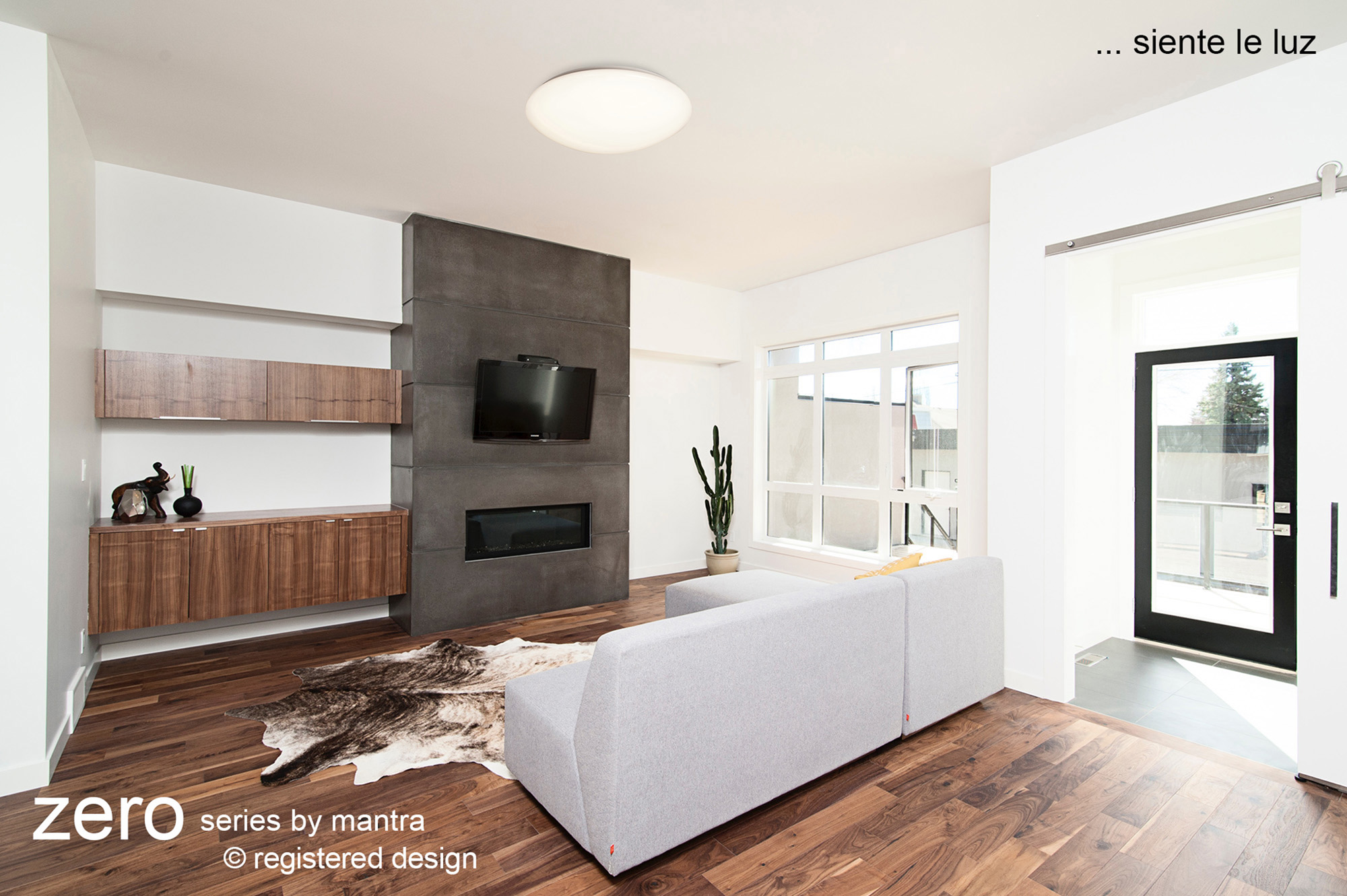 Zero E27 Ceiling Lights Mantra Flush Fittings